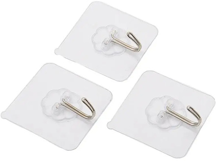 Wall Hook Strong Invisible Hook Multifunctional Hook Storage Hook Towel Bath Towel Hook Kitchen Bathroom Storage Wall Hooks