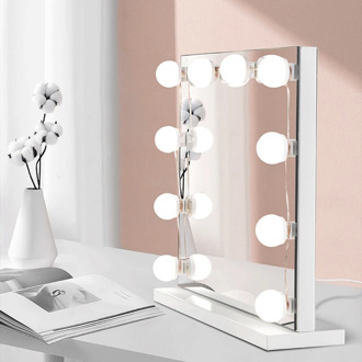 Wall Lamp LED 4/6/10W Makeup Mirror Vanity Led Light Bulbs Hollywood Led Lamp Touch Switch USB Cosmetic Light Dressing Table