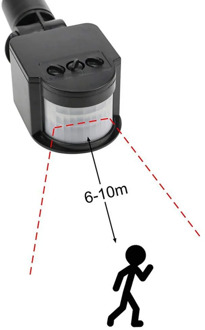 Wall Lamp Light Switch Outdoor LED Security Infrared PIR Motion Sensor Detector Floodlight Solar Light Spotlight