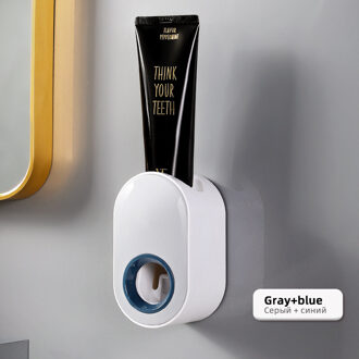 Wall Mount Automatische Tandpasta Dispenser Badkamer Tool Set Tandpasta Squeezer Dispenser Tandenborstelhouder Badkamer Accessoires withe