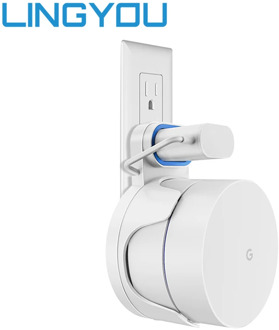 Wall Mount Bracket for Google WiFi Accessories for Google Mesh WiFi System and Google WiFi Router Without Messy Wires or Screws