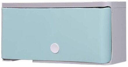 Wall Mount Föhn Houder, Lijm Haar Styling Product Care Tool Organizer Bad Levert Accessoires Lade blauw