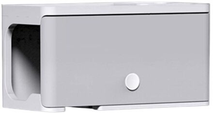 Wall Mount Föhn Houder, Lijm Haar Styling Product Care Tool Organizer Bad Levert Accessoires Lade grijs