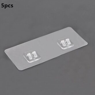 Wall Mount Grab Haak Rack Zelfklevende Naadloze Zelfklevende Haken Rekken Manden Zeep Rekken Grab Haak Huishoudelijke Accessoires 5stk Y2