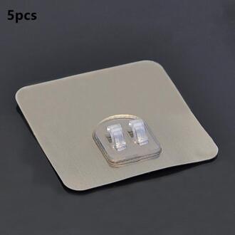 Wall Mount Grab Haak Rack Zelfklevende Naadloze Zelfklevende Haken Rekken Manden Zeep Rekken Grab Haak Huishoudelijke Accessoires 5stk Y3