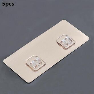 Wall Mount Grab Haak Rack Zelfklevende Naadloze Zelfklevende Haken Rekken Manden Zeep Rekken Grab Haak Huishoudelijke Accessoires 5stk Y4