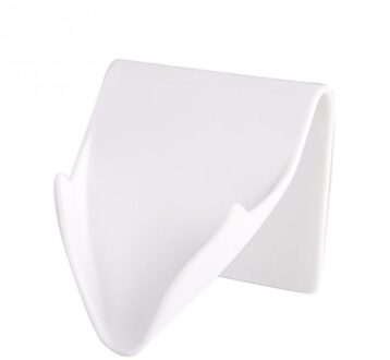 Wall Mount Stabiele ABS Praktische Hygiënische Opslag Thuis Quick Drain Badkamer Zelfklevende Zeephouder Geen Boren Ruimtebesparend wit