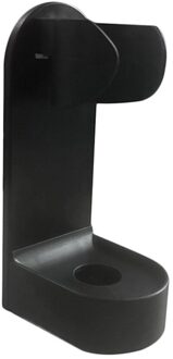 Wall Mount Tandenborstelhouder Elektrische Tandenborstel Opbergrek Voor Badkamer Ruimtebesparend Badkamer Accessoires zwart