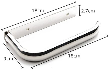 Wall Mount Toiletrolhouder Roestvrij Staal Badkamer Handdoekenrek Papierrol Rack Huishouden Keukenkast Plank Rack