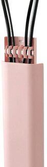 Wall Mount Zelfklevende Kabel Cover Protector Draad Management Cord Organizer Holder Verbergen Raceway Rood