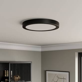 WallCeiling Abia LED-paneel 300mm 22W Zwart mat 230V kunststof