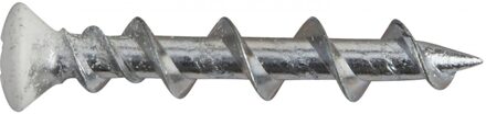 Walldog 32MM Verzonken kop WIT (100 stuks) - DFM424000P