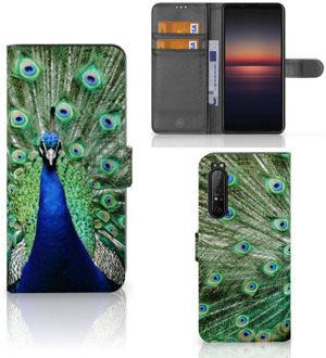 Wallet Book Case Sony Xperia 1 II GSM Hoesje Pauw