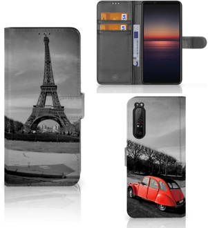 Wallet Book Case Sony Xperia 1 II Hoesje Eiffeltoren