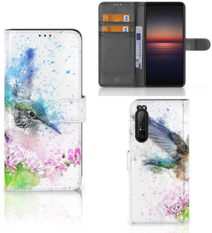 Wallet Book Case Sony Xperia 1 II Hoesje Vogel