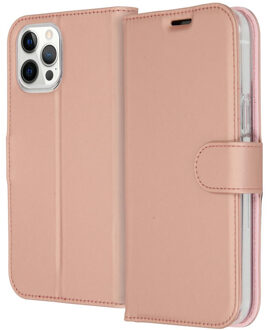 Wallet Case voor Apple iPhone 12 Pro Max Telefoonhoesje Roze