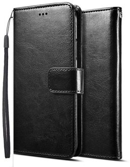 Wallet Case Voor Huawei Honor Play Cor L29 Lederen Flip Cover Voor Huawei Honor Play 3 Telefoon Tassen Honor Play 3 / 0zwart