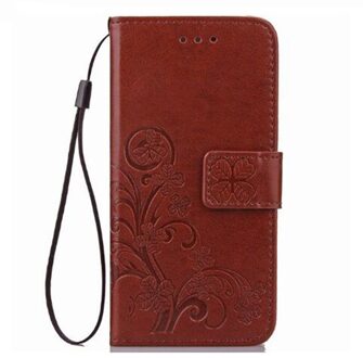 Wallet Leather Case Voor Micromax Q 409 Luxe Flip Coque Cover Sfor Micromax Q 409 Gevallen Fundas Stand Met Kaart houders bruin HZ