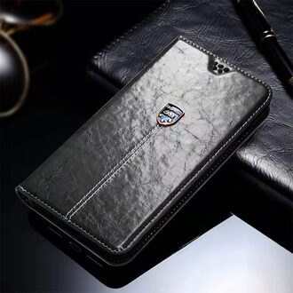Wallet Leather Case Voor Micromax Q 409 Luxe Flip Coque Cover Sfor Micromax Q 409 Gevallen Fundas Stand Met Kaart houders EZ zwart