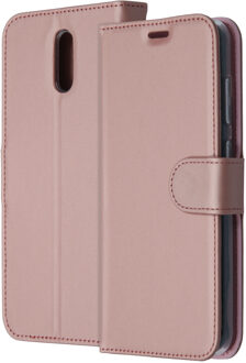 Wallet Softcase Booktype Nokia 2.3 hoesje - Rosé Goud
