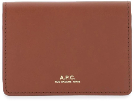 Wallets & Cardholders A.p.c. , Brown , Dames - ONE Size