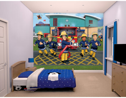 walltastic Behang Brandweerman Sam Walltastic 245x305 cm