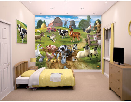 walltastic boerderij posterbehang