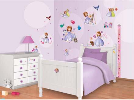 walltastic Kinderbehang - Muursticker Box - Disney - Sofia de Eerste - 75 stickers