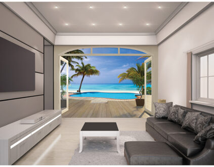 walltastic paradise beach posterbehang