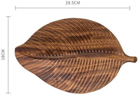 Walnoot Hout Japanse Blad Massief Houten Hand Houten Dienblad Houten Servies Hotel Lade Restaurant Fruit Lade