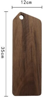 Walnoot Houten Snijplank Snijplank Blokken 35x12CM