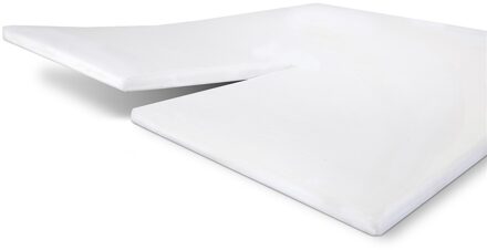 Walra Jersey Stretch Split-topper Hoeslaken 160 x 210 cm Wit