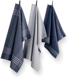 Walra Keuken- en Theedoekenset Superior Blauw