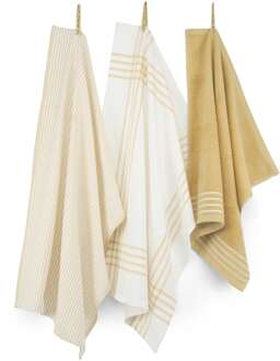 Walra Keuken- en Theedoekenset Superior Geel