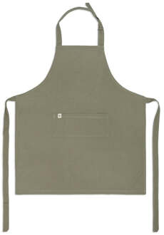 Walra Keukenschort Cook With Happiness Legergroen 90 X 75 Cm