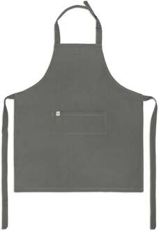 Walra Keukenschort Cook with Happiness Off Black - 75×90 cm