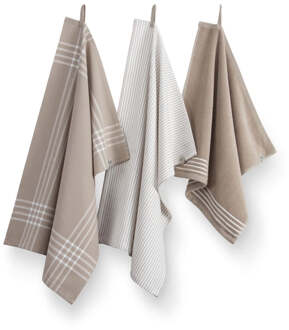 Walra Keukenset Superior Kitchen Set 3-delig - Taupe/Wit Taupe met wit