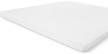 Walra Molton Topper Cotton Cover Wit-80 x 200 cm - 80 x 200 cm