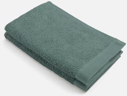 Walra Remade Cotton Gastendoekje 30 x 50 cm 550 gram Donker Groen - 2 stuks - 30x50 cm