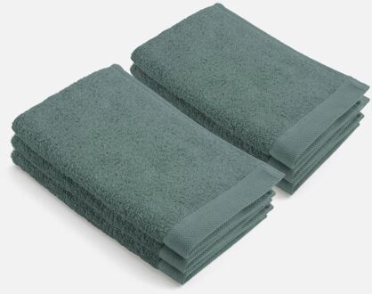 Walra Remade Cotton Gastendoekje 30 x 50 cm 550 gram Donker Groen - 6 stuks - 30x50 cm