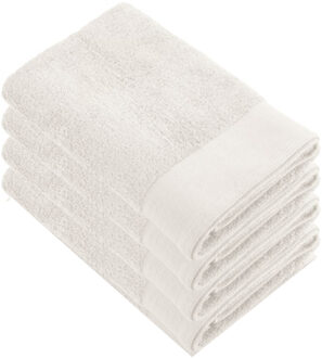 Walra Soft Cotton Douchelaken 70x140 cm 550gram Kiezel Grijs - 4 stuks Stone Grey