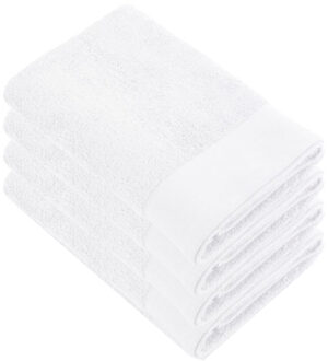 Walra Soft Cotton Douchelaken 70x140 cm 550gram White - 4 stuks wit