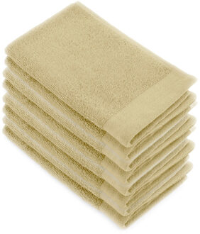 Walra Soft Cotton Gastendoekje 30 x 50 cm 550 gram Maisgeel - 8 stuks - 30x50 cm