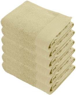 Walra Soft Cotton Handdoek 60 x 110 cm 550 gram Maisgeel - 6 stuks - 60x110 cm