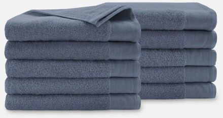 Walra Soft Cotton Handdoeken 70 x 140 cm - 550 gr/m² - Indigo - 10 stuks - 70x140 cm
