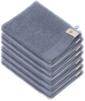 Walra Soft Cotton Washandje 16 x 21 cm 550 gram Indigo - 12 stuks - 16x21 cm