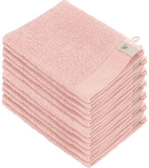 Walra Soft Cotton Washandjes 16 x 21 550gram Roze - 12 stuks - 16x21 cm