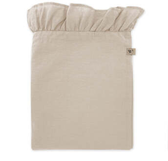 Walra Tafellaken Lovely Linen Ruffles - 1400x2400mm - Naturel