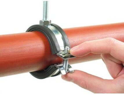 Walraven BISMAT® Flash pijpbeugel met rubberinlaag M8 53 56mm voor metalen buis 3373056