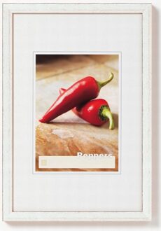 Walther Peppers houten fotolijst 30x40cm zilver